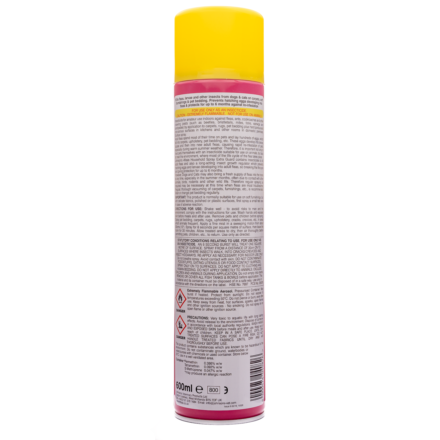 Johnsons Extra Guard Flea Household Spray