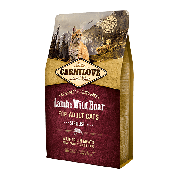 Carnilove Lamb & Wildboar For Adult Cats