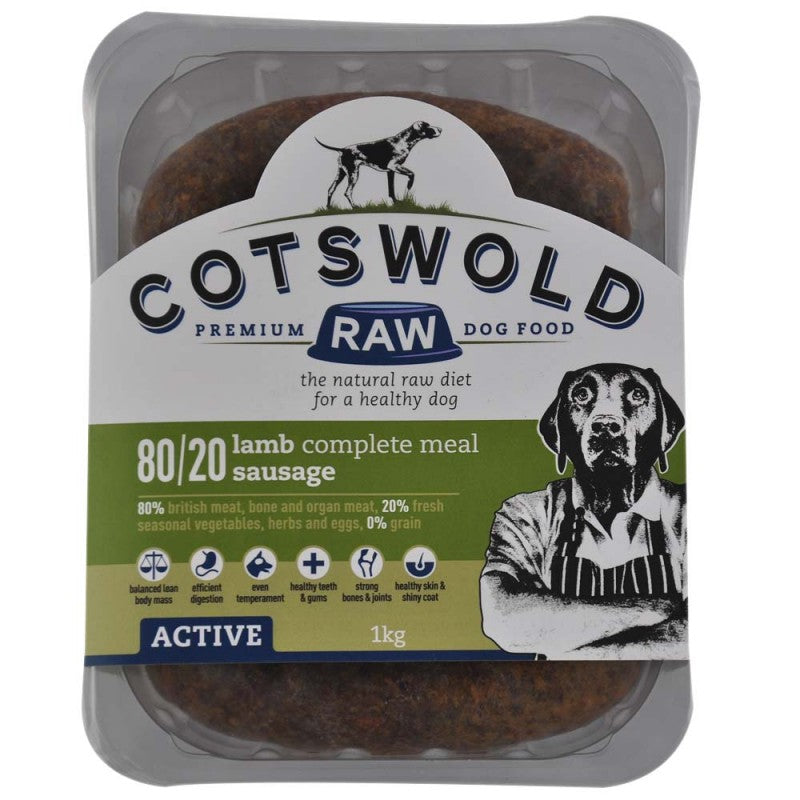 Cotswold Raw Active Lamb Mince 80/20 1kg