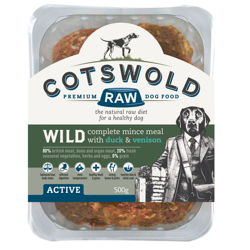 Cotswold Raw Wild Mince Venison & Duck 1kg