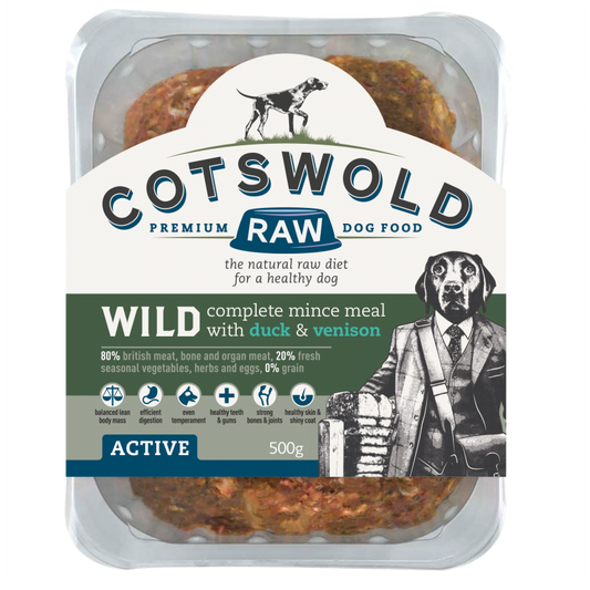 Cotswold Raw Wild Mince Venison & Duck 1kg
