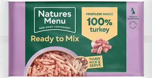 Natures Menu Raw Free Flow Turkey Mince 2kg