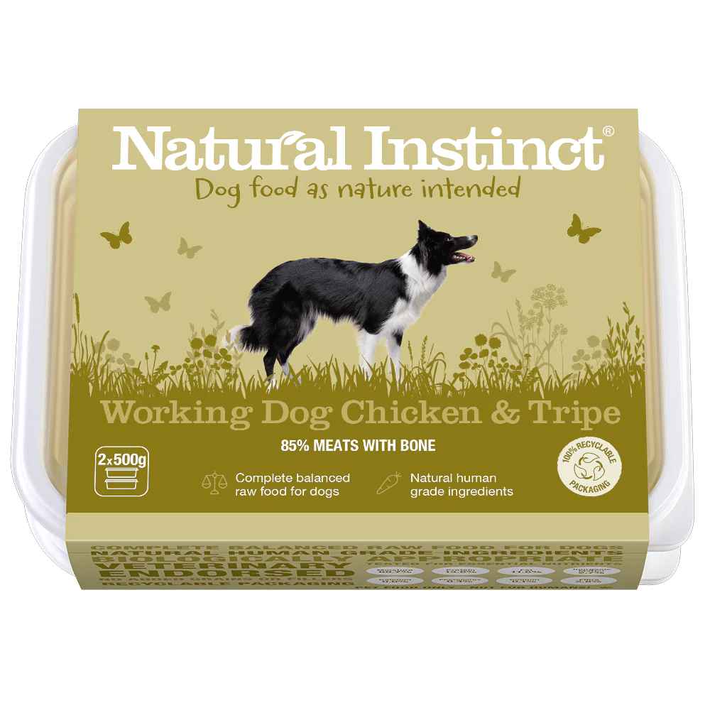 Natural Instinct Working Dog Chicken & Tripe