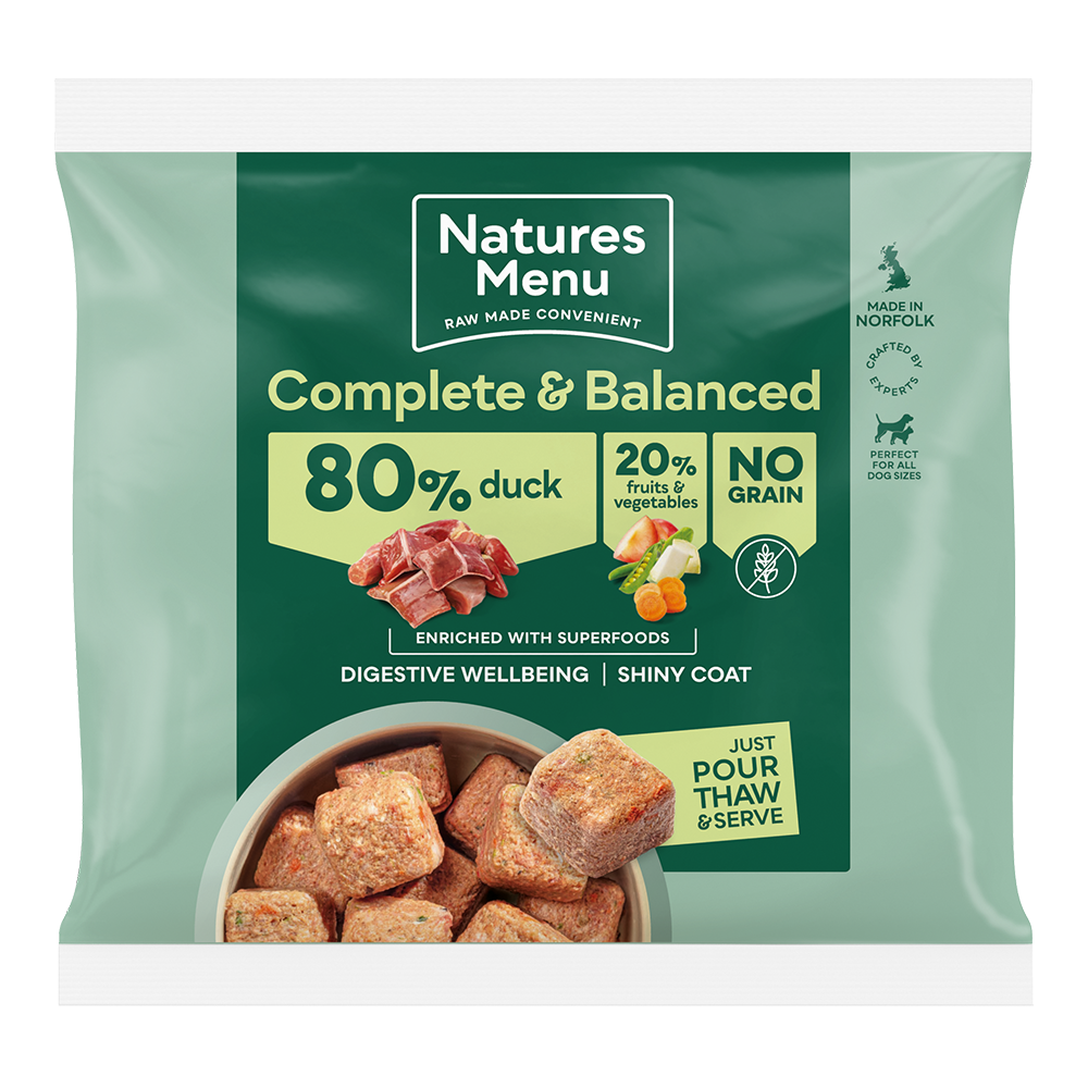 Natures Menu Complete & Balanced Duck Nuggets 80/20 1kg