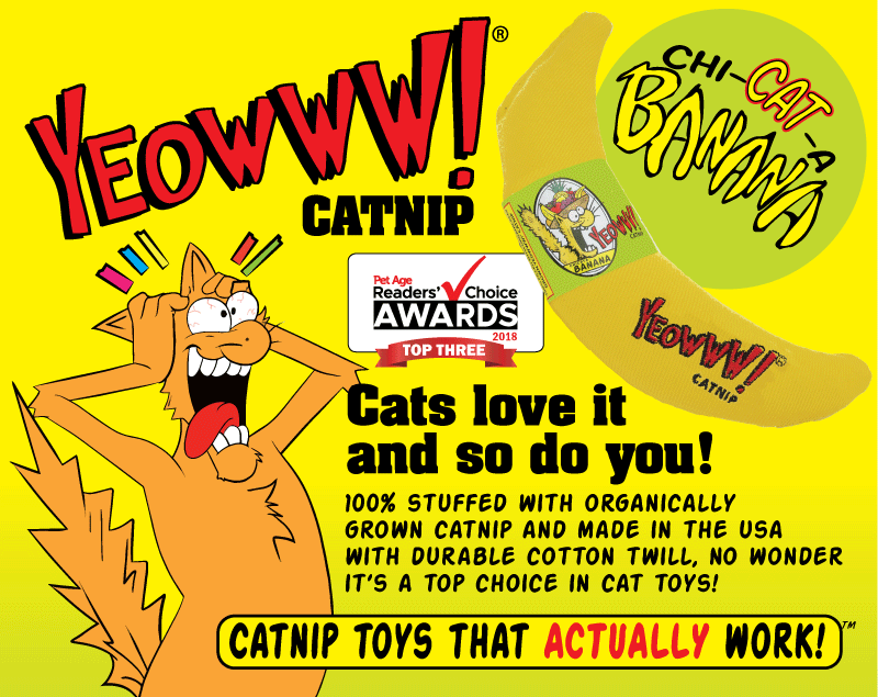 Yeowww! Catnip Banana