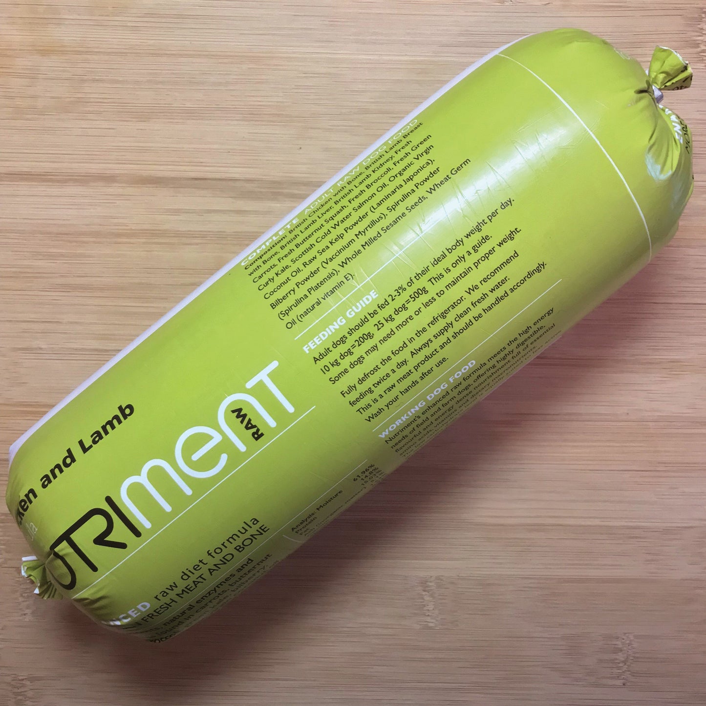 Nutriment Chicken And Lamb Formula Adult