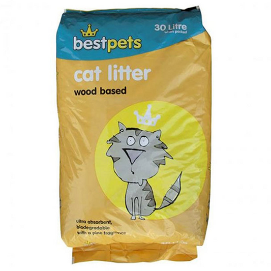 Best Pets Wood Cat Litter 30L