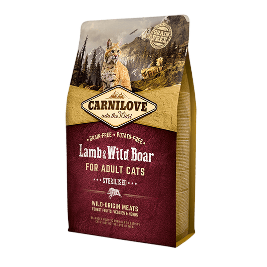 Carnilove Lamb & Wildboar For Adult Cats