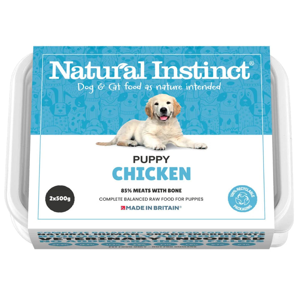 Natural Instinct Puppy Chicken 2x500g