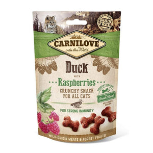 Carnilove Duck With Raspberries Crunchy Cat Treats 50g