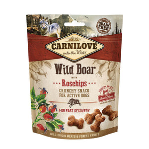 Carnilove Wild Boar With Rosehips Crunchy Snack For Dogs 200g